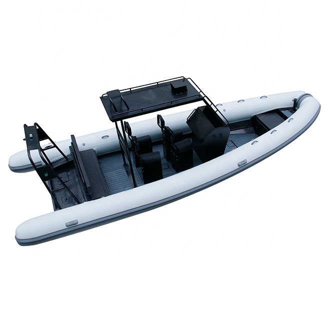RHIB 760 Rigid Inflatable Boat Rib Aluminum Military Hypalon Aluminum Rib Boat